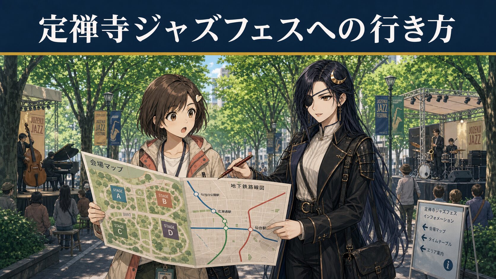 定禅寺ストリートジャズフェスティバル2026への行き方｜仙台駅・勾当台公園駅からのアクセス