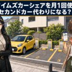 仙台でタイムズカーシェアを月1回使った感想｜セカンドカー代わりになる？