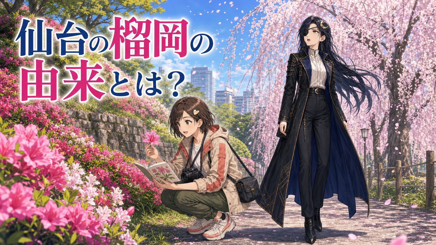 仙台の榴岡の由来とは？ツツジから桜の名所になった丘