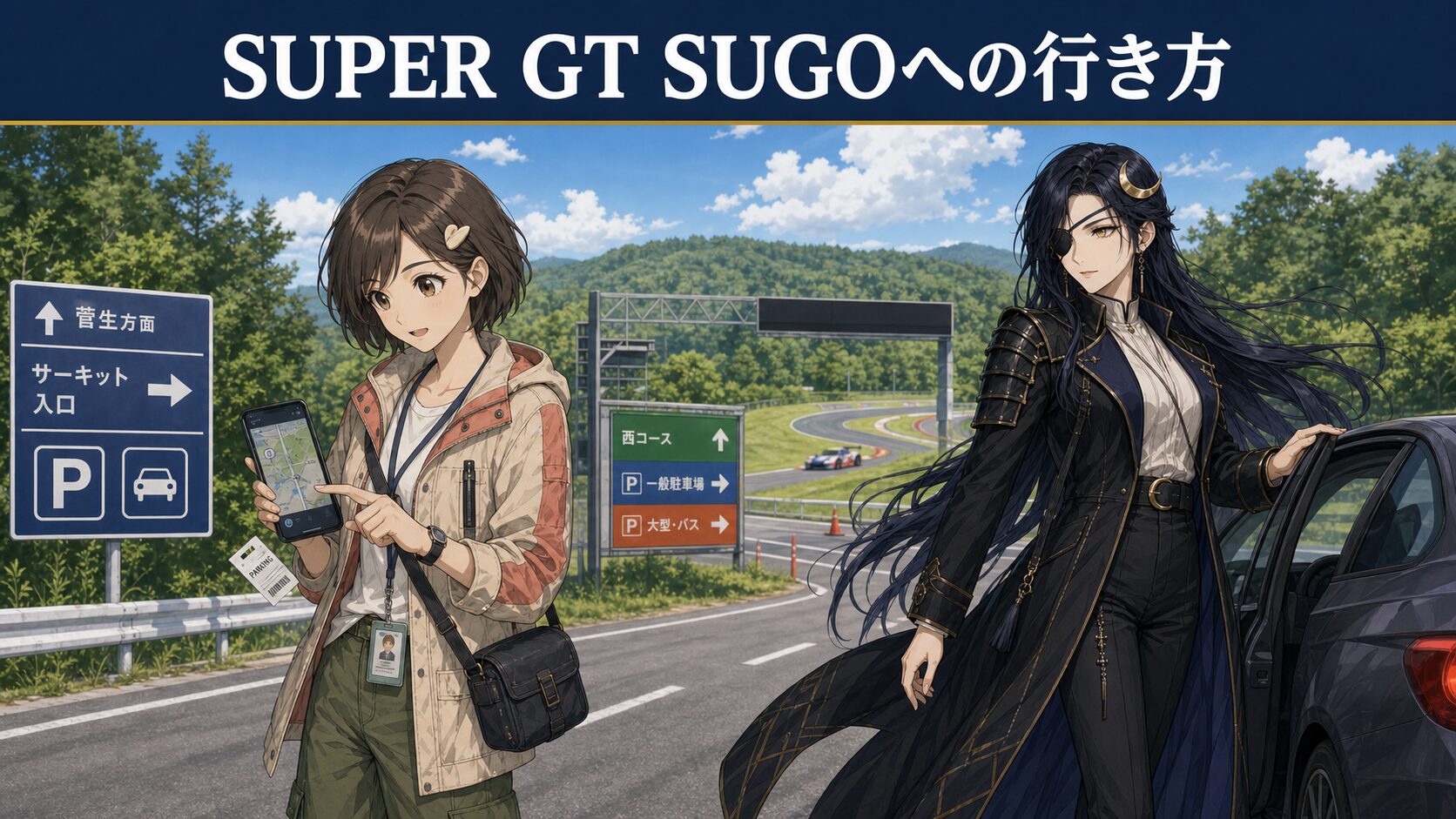 SUPER GT SUGO 2026への行き方｜仙台駅から車・バス・駐車場を解説
