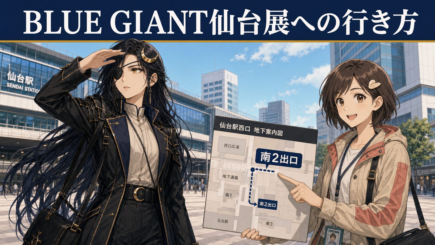 The Homecoming of BLUE GIANTへの行き方｜仙台駅からイービーンズまで徒歩何分？