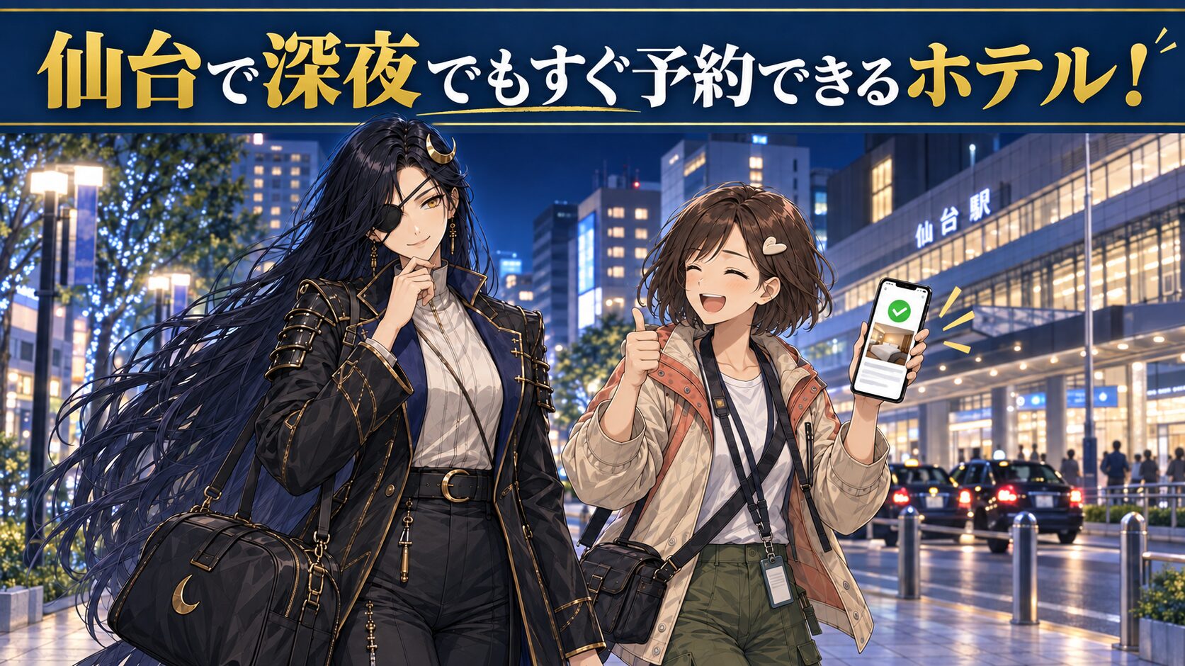 仙台で深夜でもすぐ予約できるホテル！今夜泊まれる宿の探し方