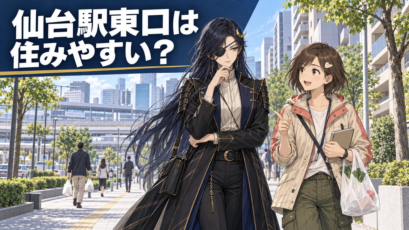 仙台駅東口は一人暮らし・単身赴任におすすめ？鉄砲町・榴岡周辺を実体験から解説